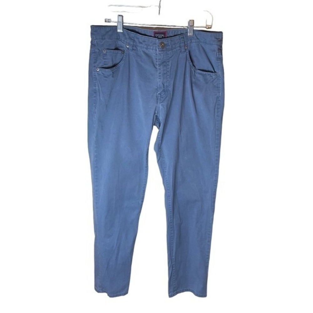 UNTUCKit Straight Fit Don Santiago Blue Pants Slacks Size 34x32
